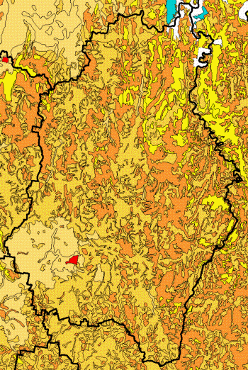 Figure 1. Land capability within Boorowa Council area 