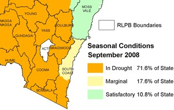 Figure 6. Drought declared areas