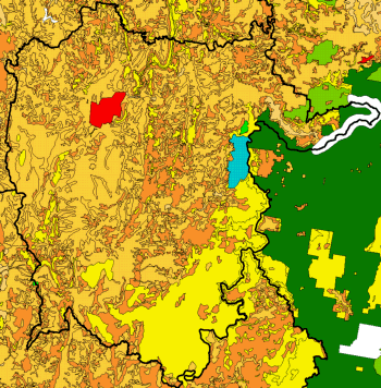 Figure 1. Landuse within Goulburn-Mulwaree Council area
