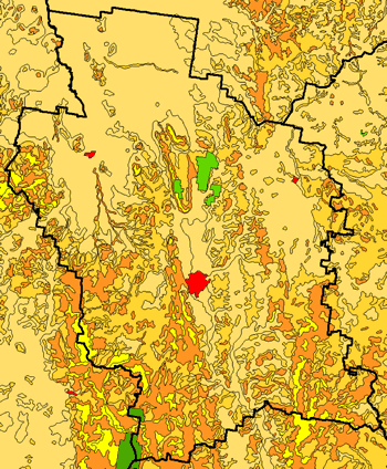 Figure 1: landuse within the Cootamundra Shire