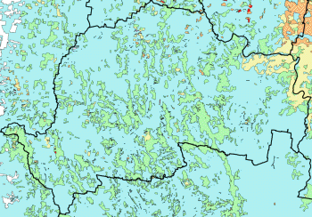 Figure 2: Degree of erosion within the Gundagai Shire