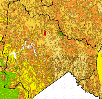 Figure 1: Land capability within Yass Valley Council
